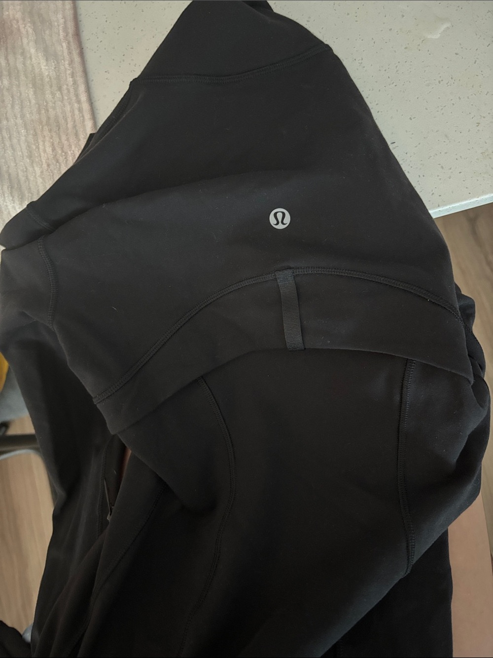 lululemon athletica Black Pullover Top with Signature Tag